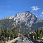 Cascade Mountain at the end of Banff Avenue