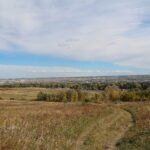 Open grassland at Nose Hill Park in Calgary