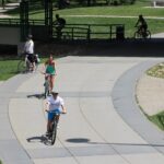 The Bow River pathway in Calgary